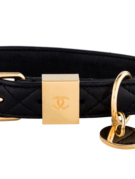 chanel dog accessories|designer dog collars.